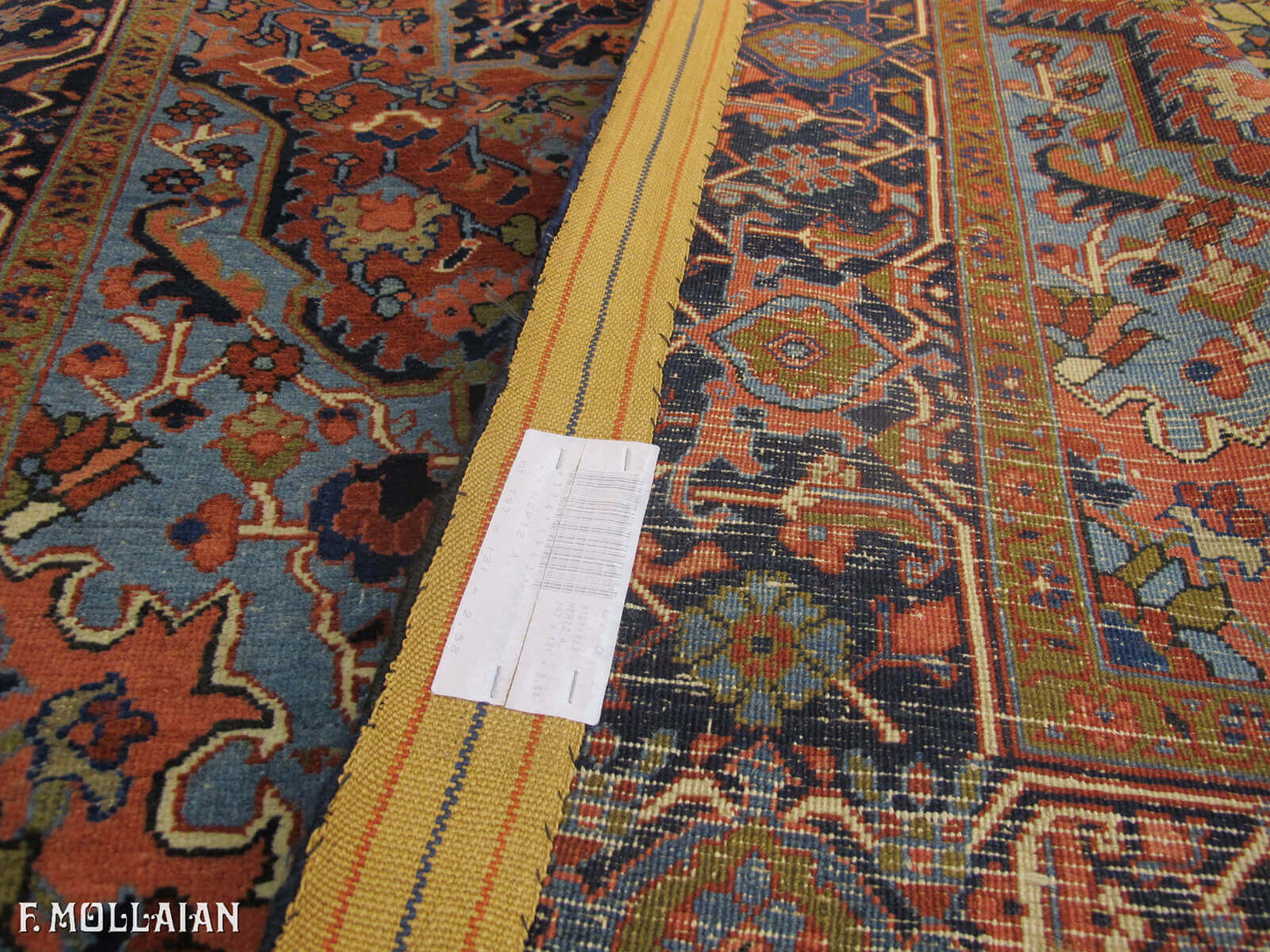 Antique Persian Heriz Rug n°:37611963-(tubai)